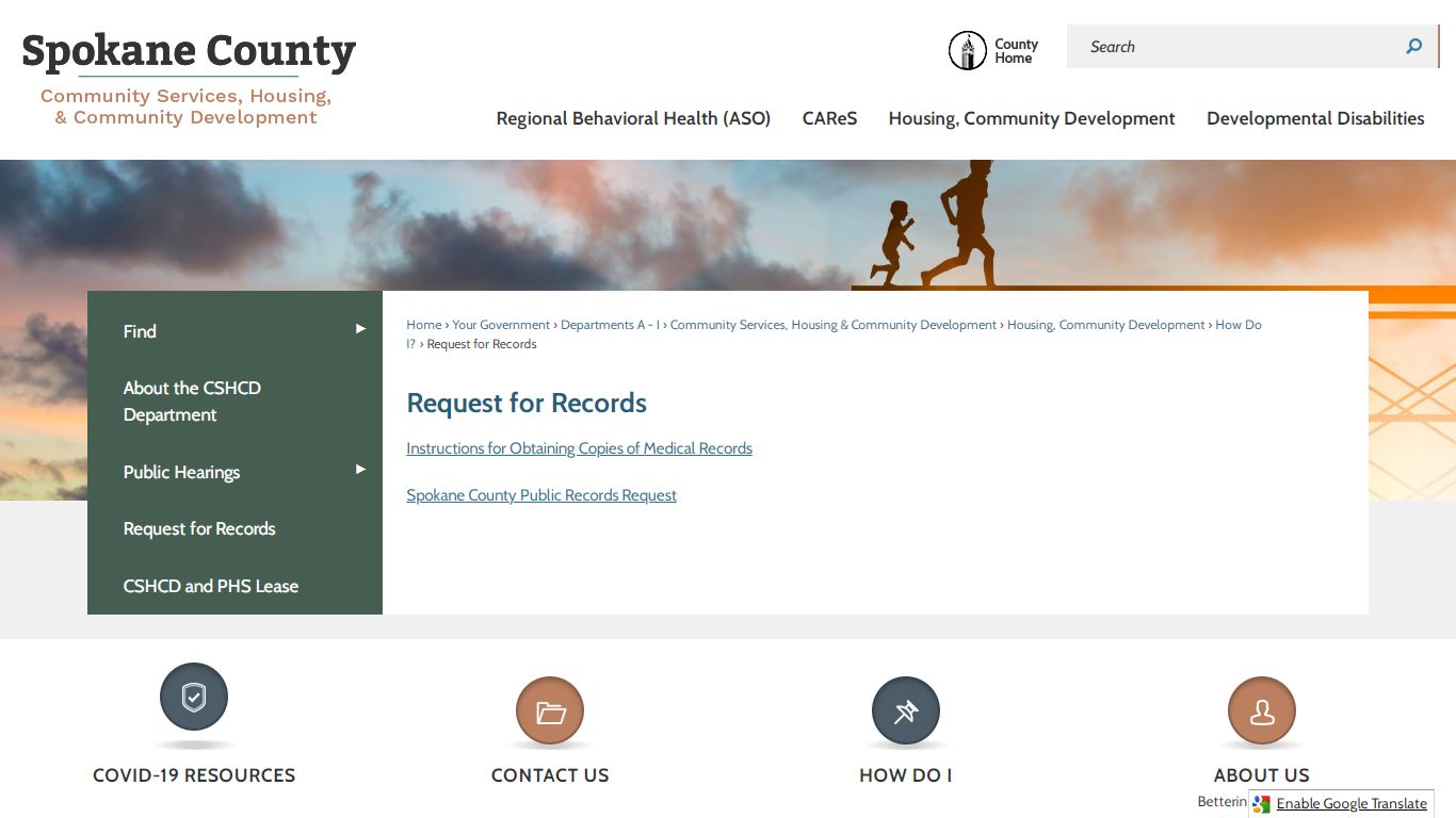 Request for Records | Spokane County, WA